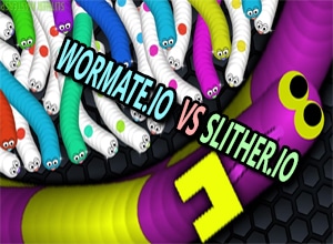 wormate.io vs slither.io