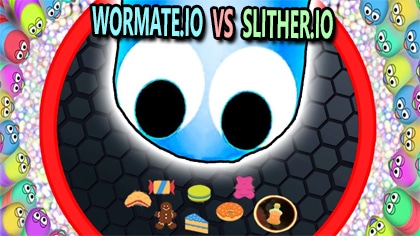 wormate.io vs slither.io