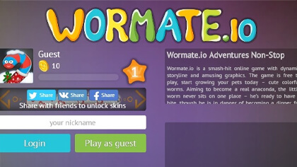 wormate.io extension